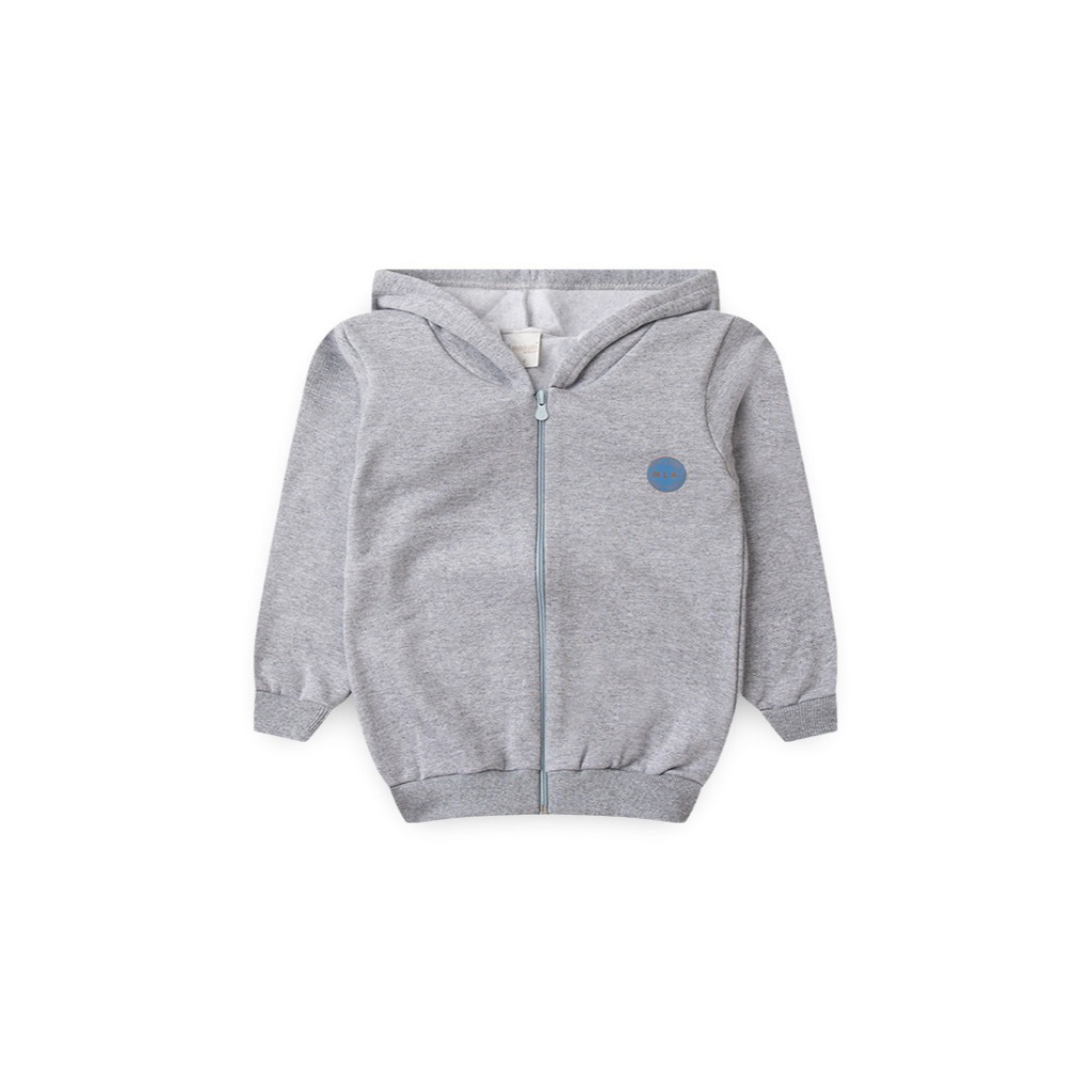 Jaqueta Inverno Menino Com Capuz e Zíper em Molet