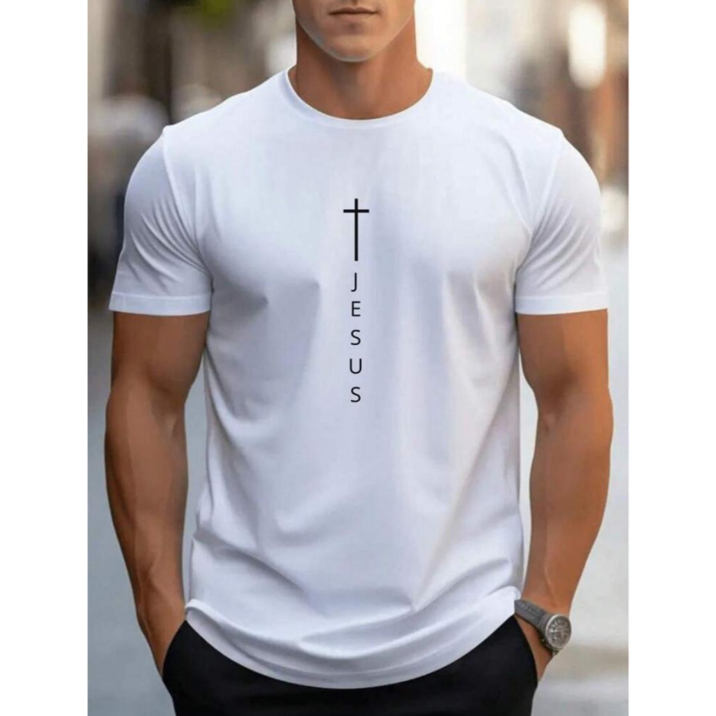 Camisa Camiseta Masculina Jesus Cristo Cruz Evang�
