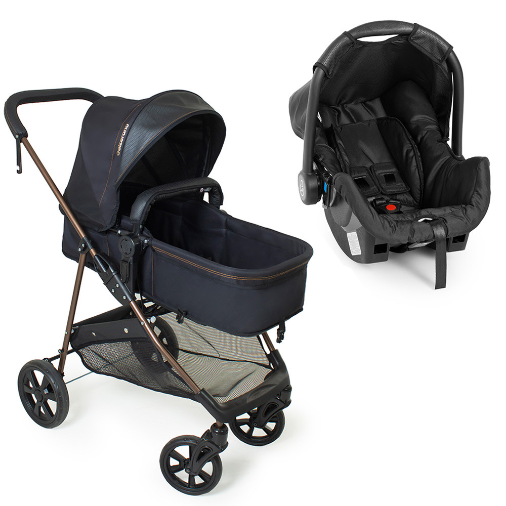 Carrinho Bebê Conforto Napoli Travel System Cobre