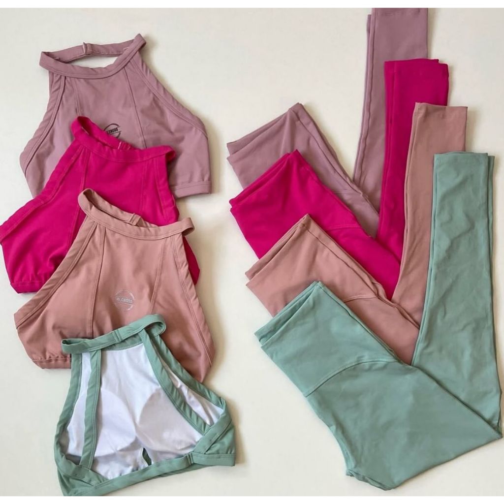 Conjunto Calca Legging Fitness Feminino Academia Z