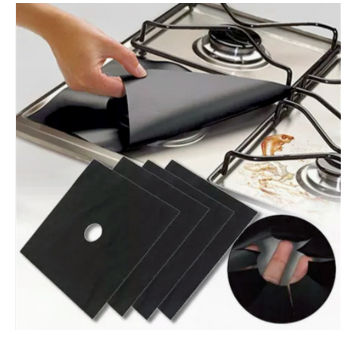 Kit 4 Protetores Proteção Forra Fogão Anti Ader