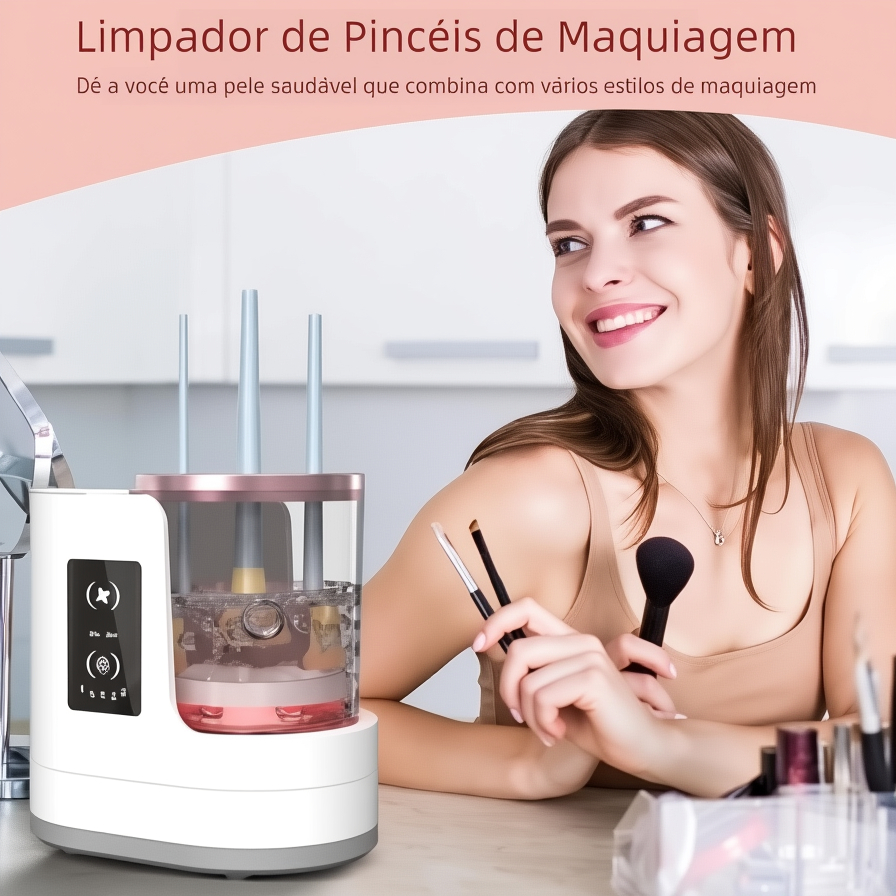 Máquina de Limpeza e Secagem de Pincéis de Maqui