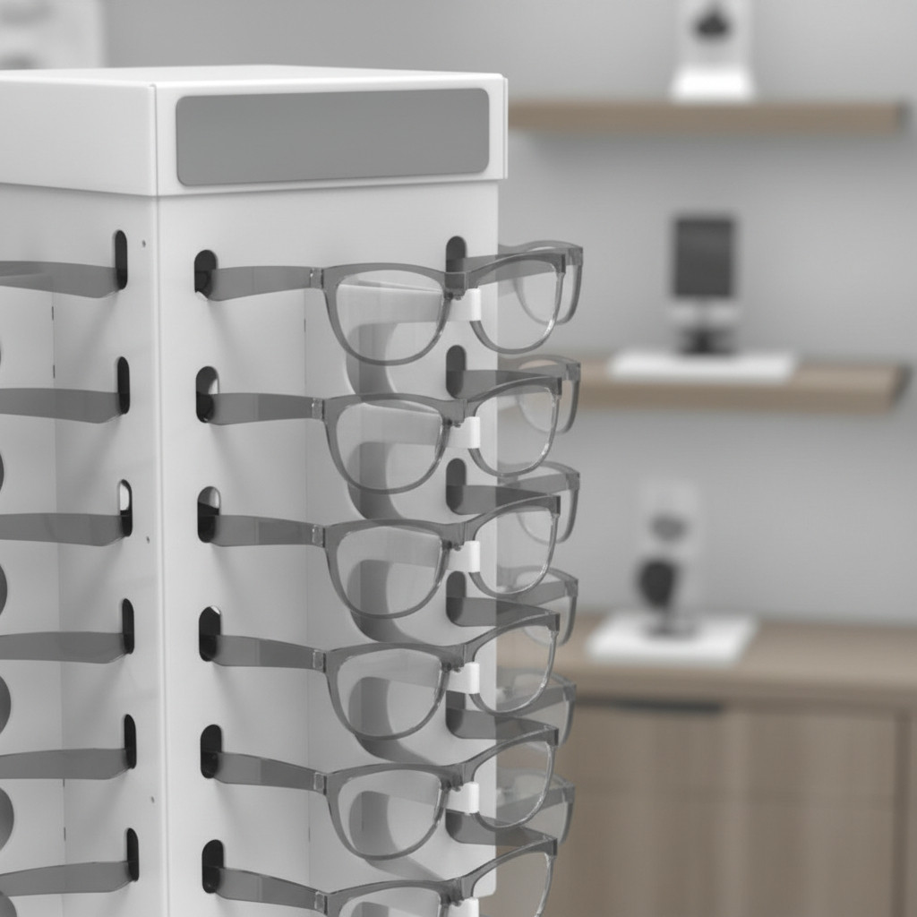 Expositor Giratório Para 24 Óculos Balcão