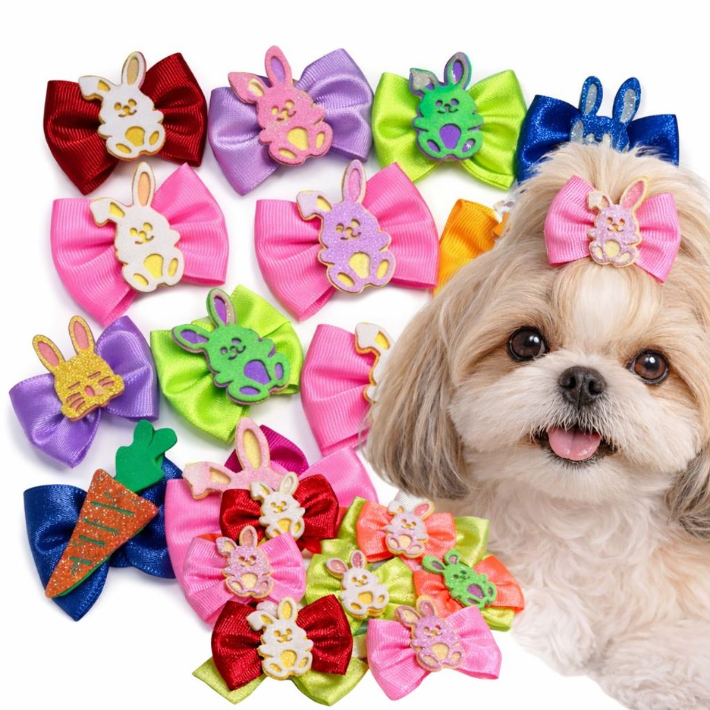 40/80/120/160 Laço Pet Páscoa Lacinho Pet  Pásc