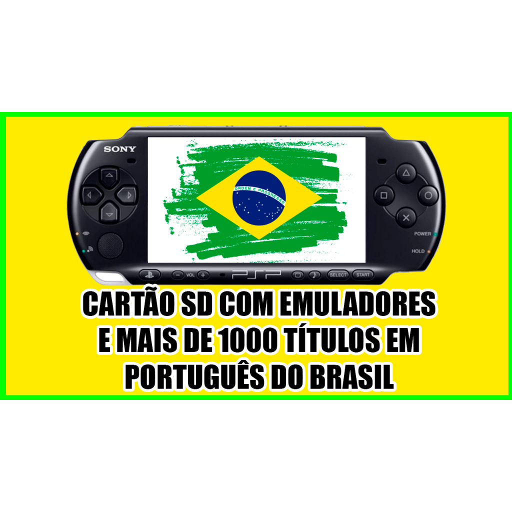 CARTÃO DE MEMÓRIA PARA PSP COM MAIS DE 1000 TÍT