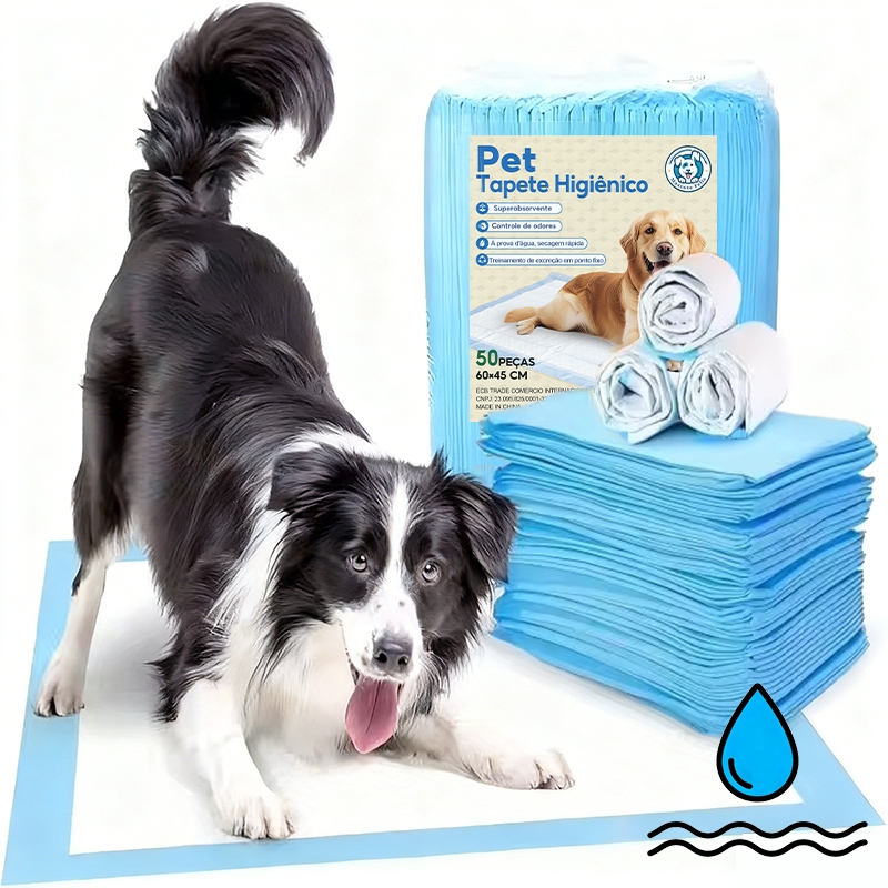 Tapetes higiênicos para cães e gatos, pacote com
