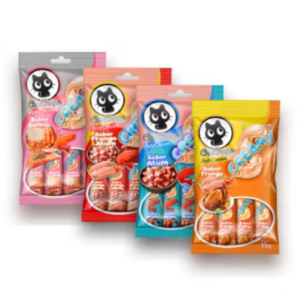 Kit Petisco Cremoso Chuchups Para Cães e Gatos  4