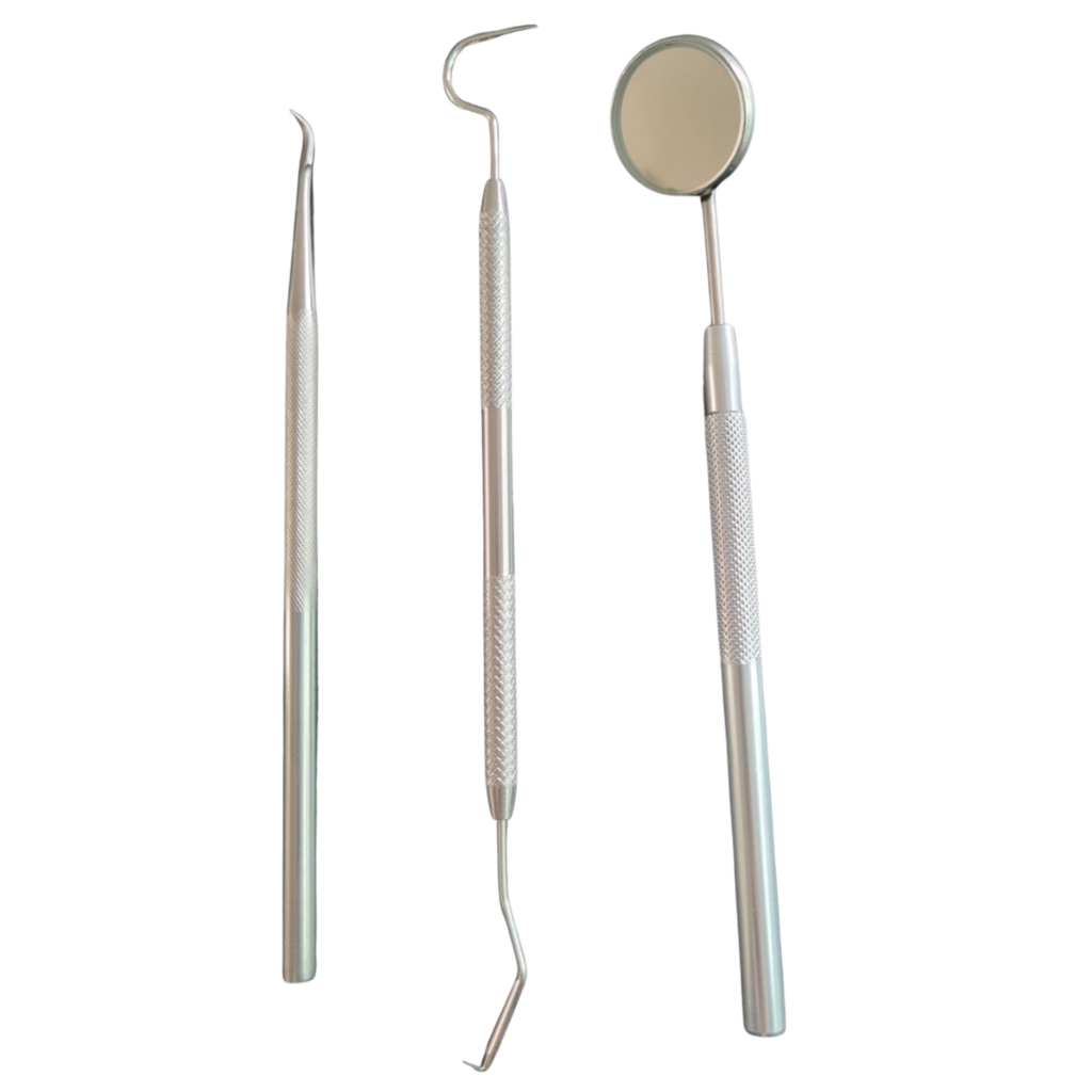 Kit Limpeza de Dente 3 Peças Sonda Exploradora, E