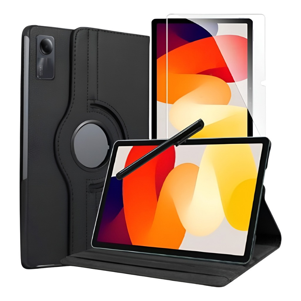 Kit Completo Capa Giratória + Película + Caneta 