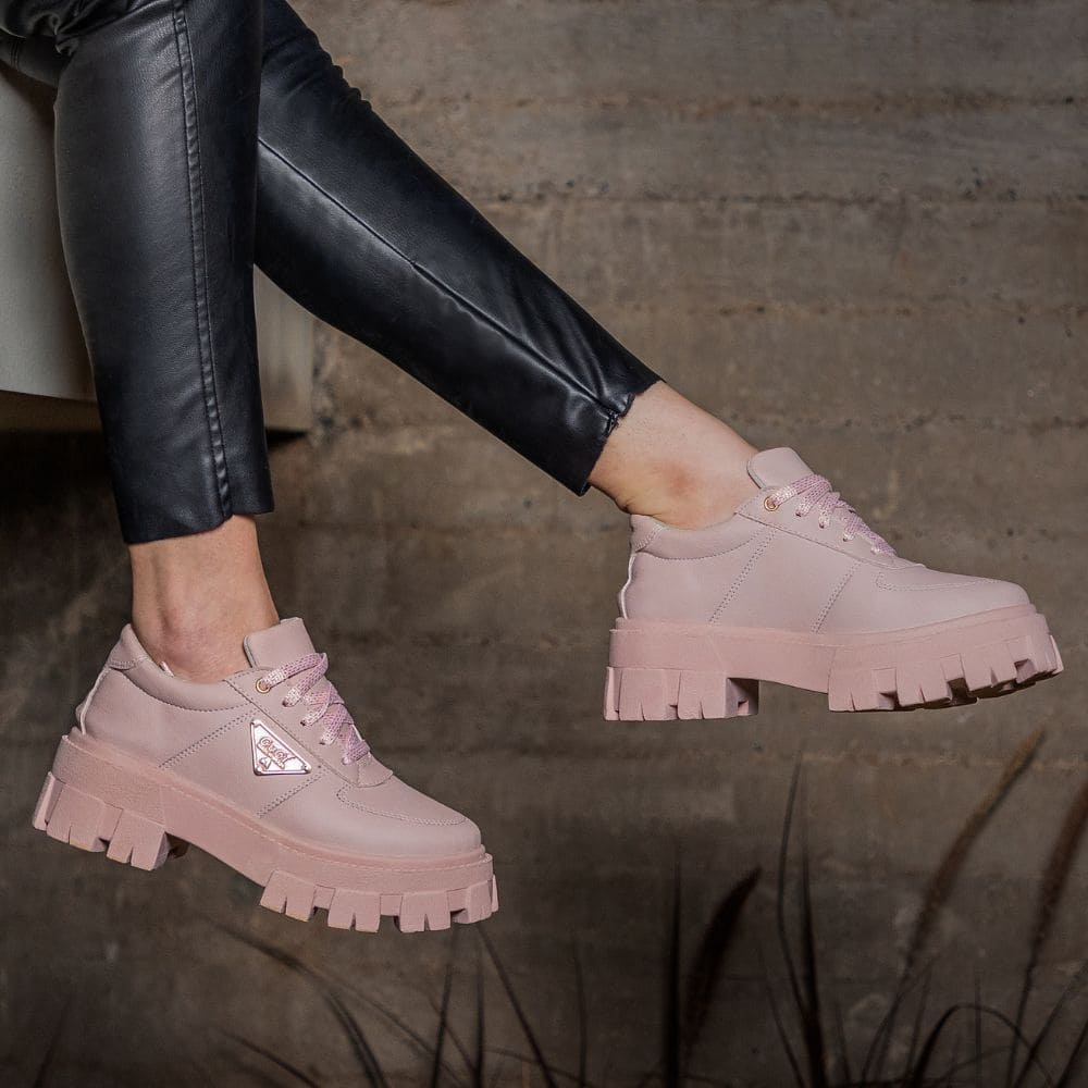 Oxford Tratorado Feminino Sapato GuGi Blogueira Te