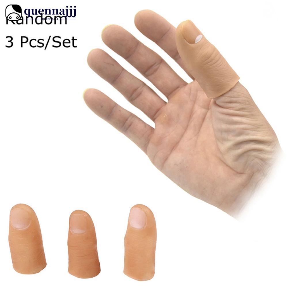 Quennanajjjj 3Pcs Dedos Mágicos De Ponta De Borra