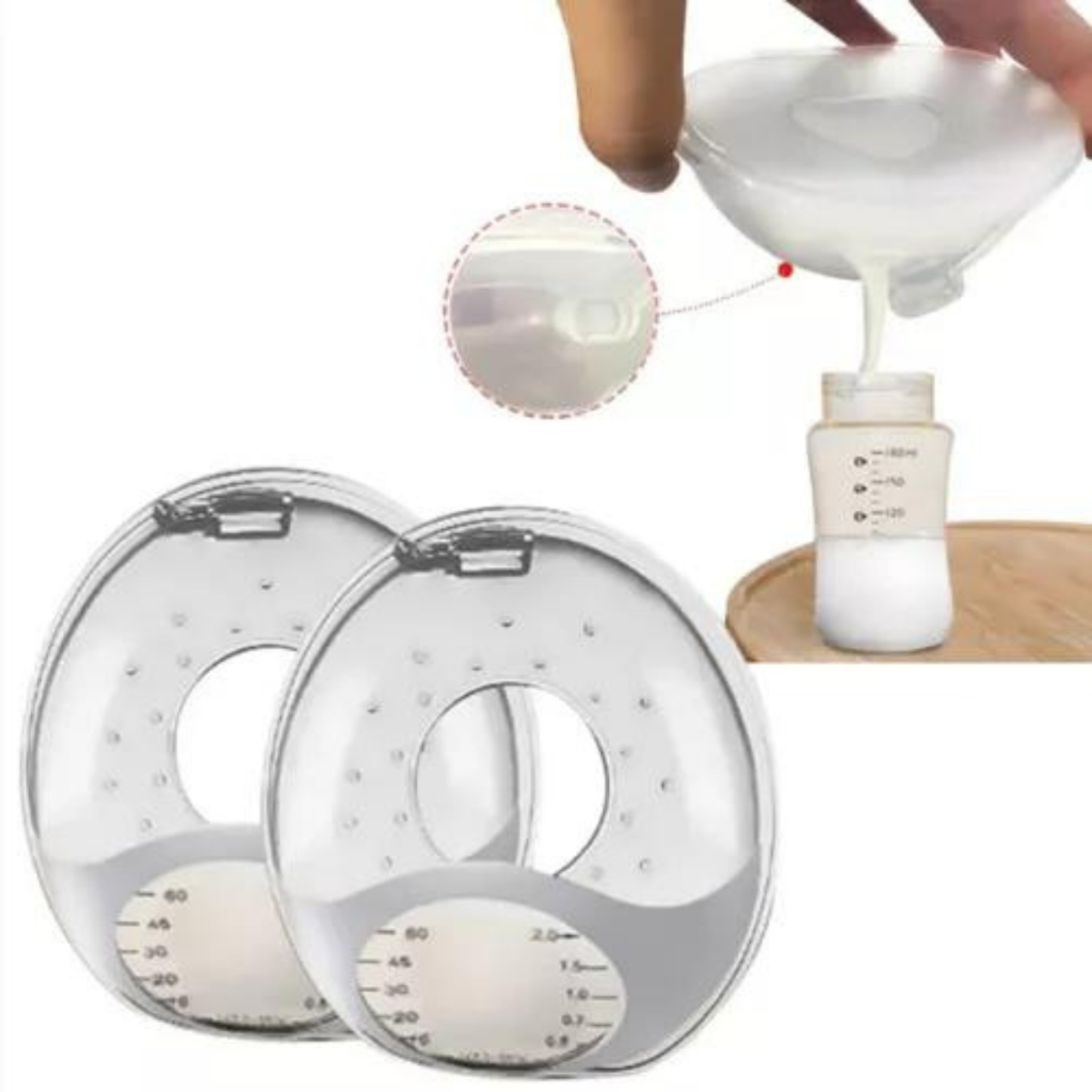 par de conchas coletora de amamentação 60 ml