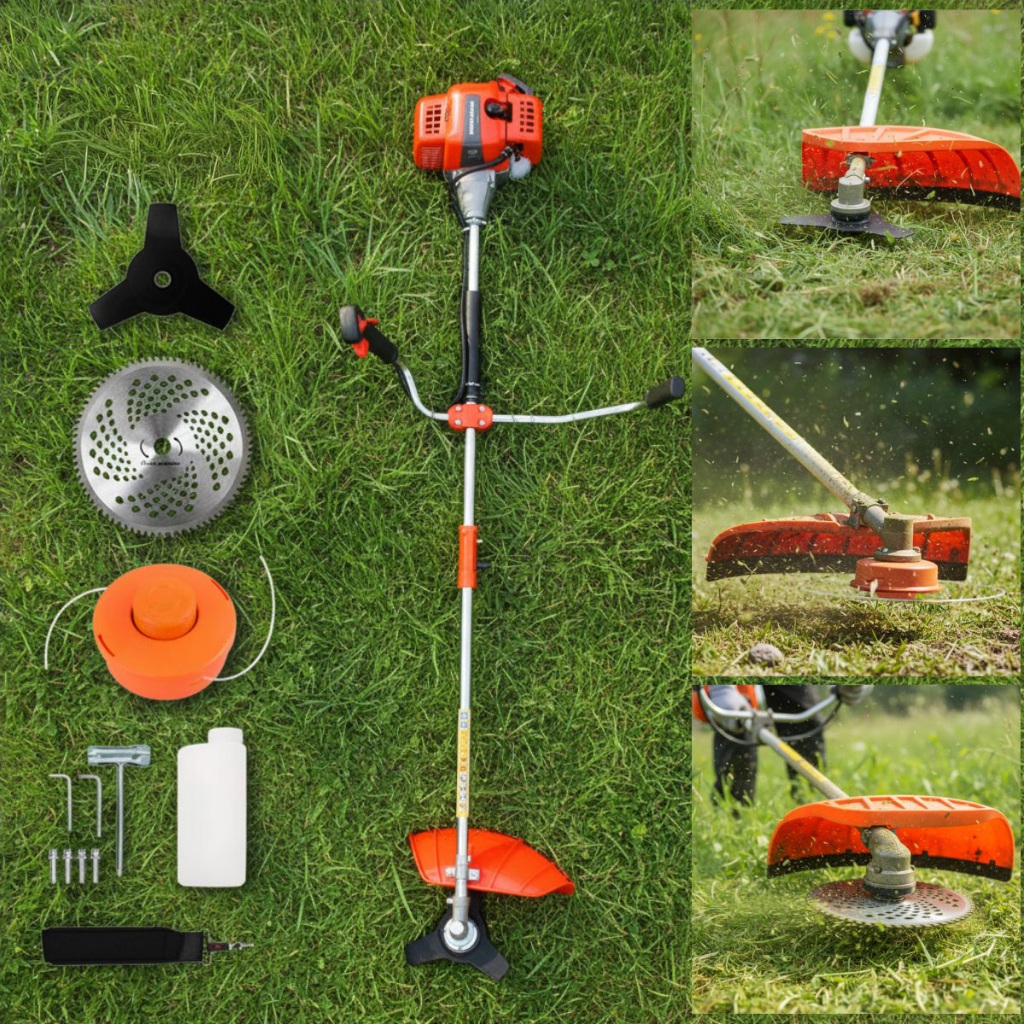 Roçadeira a Gasolina 75cc Profissional 2Tempos Na