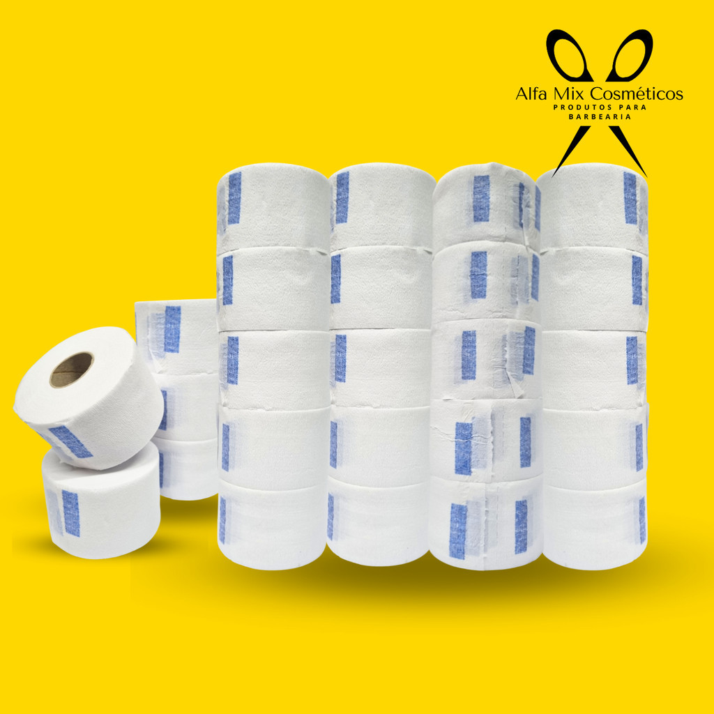 Gola higiênica | 5 Pacotes C/ 25 Rolos | 2500 Uni