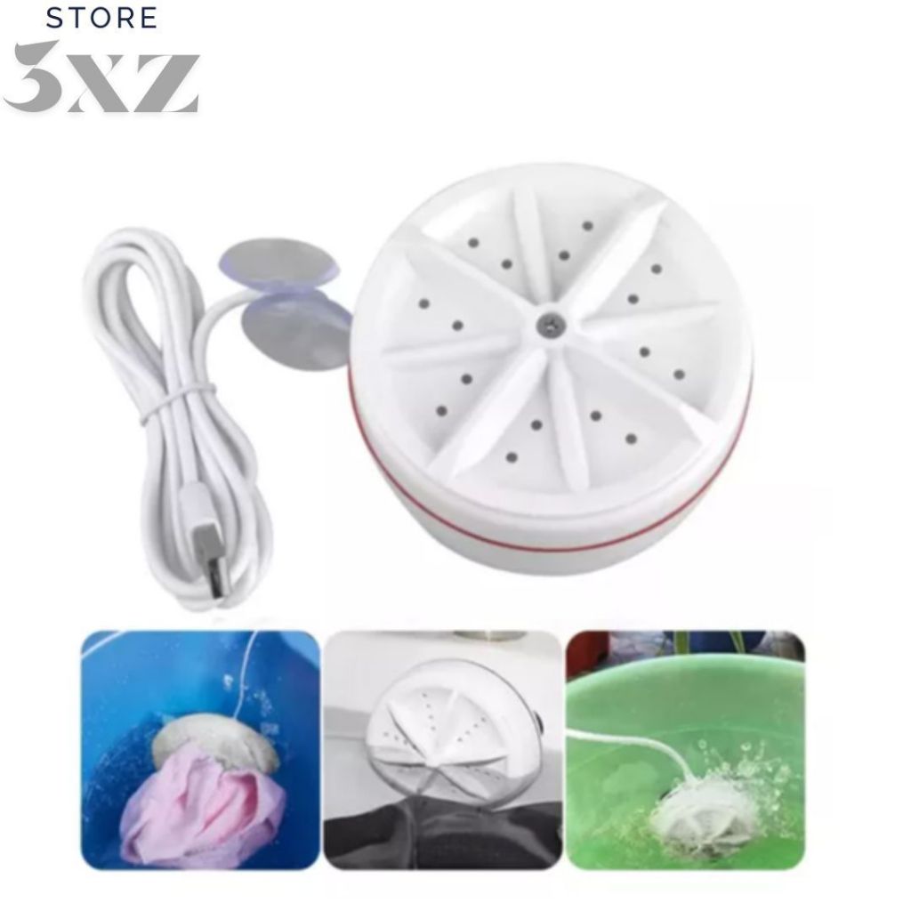 Mini máquina de lavar roupas toalhas no balde por