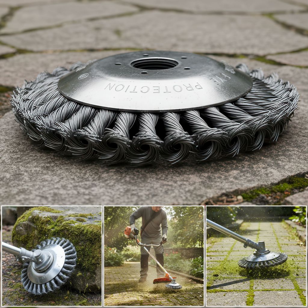 Escova De Aço Disco Lâmina Para Roçadeira A Gas