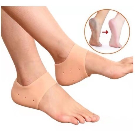 Kit 1/2/3 Pares Meia Palmilha Silicone Gel Ortopé