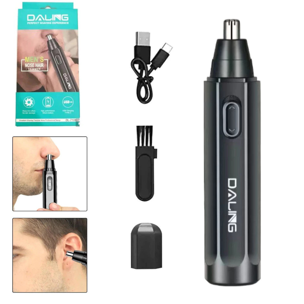 Maquininha Profissional Nariz Orelha Aparador de C