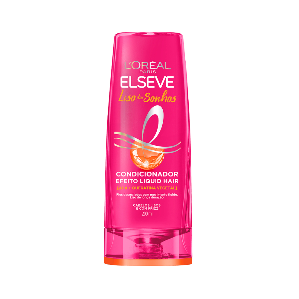 Condicionador Elseve Liso dos Sonhos AHA + Querati