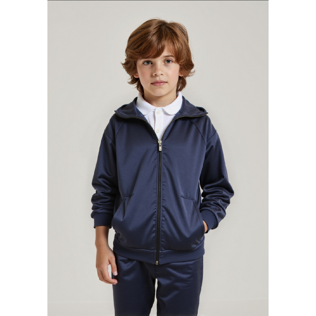 Jaqueta Escolar Chimpa Unissex para Crianças Adol