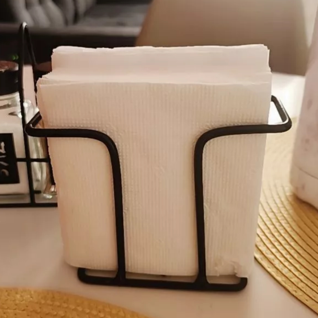 Suporte de Guardanapos para Mesa – Aço bril