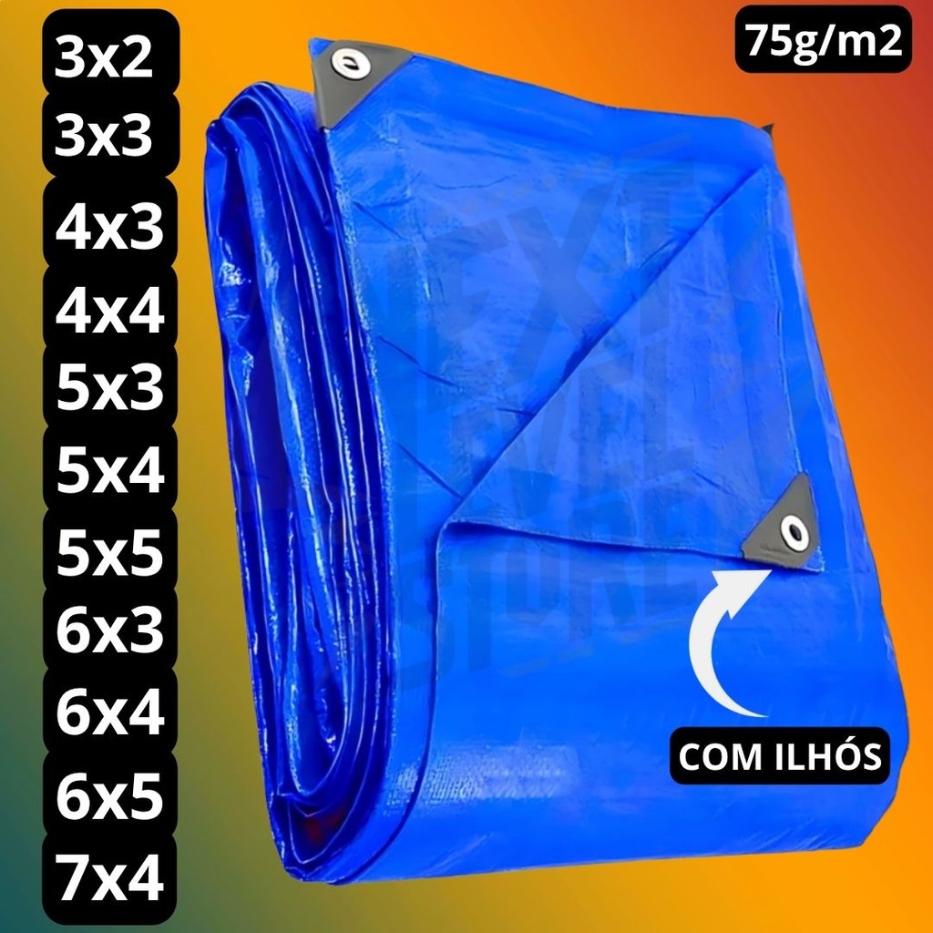 Lona Impermeável Reforçada Piscina Carreta Const