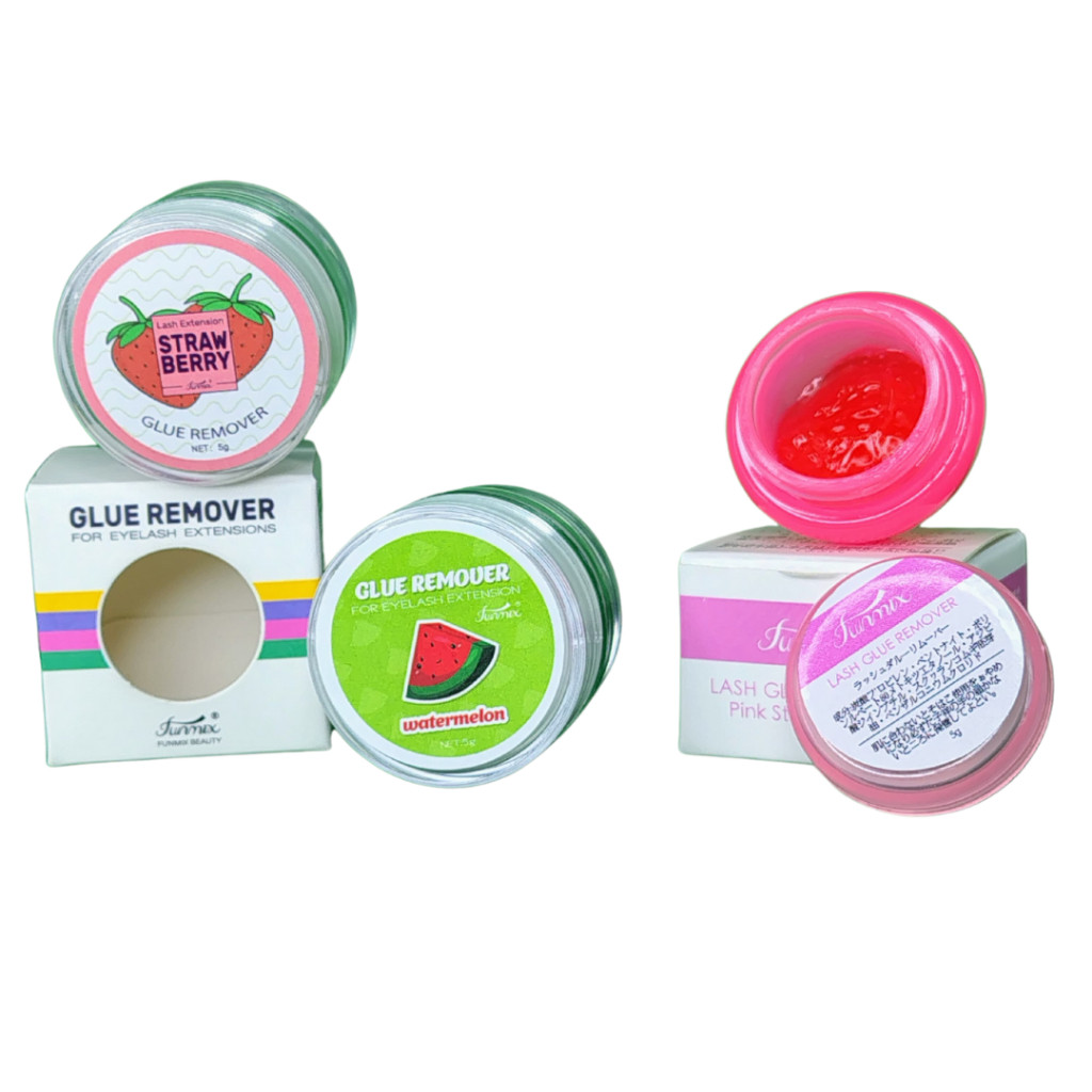 Funmix 5g Rosa Cílios Postiços Extensão Cola Re