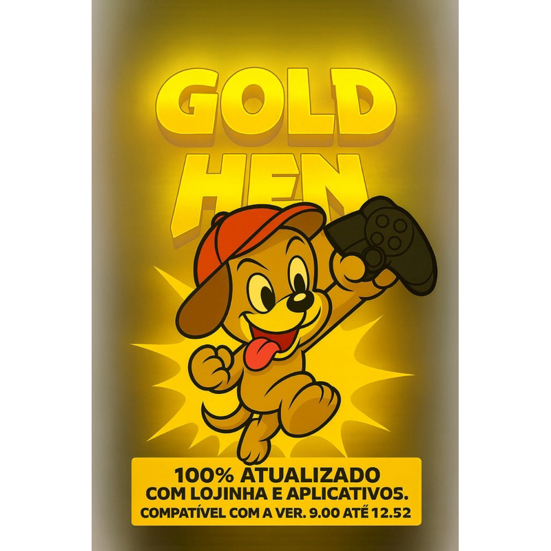 GoldHen BD-J (9.00 ate 12.52) disco de desbloqueio