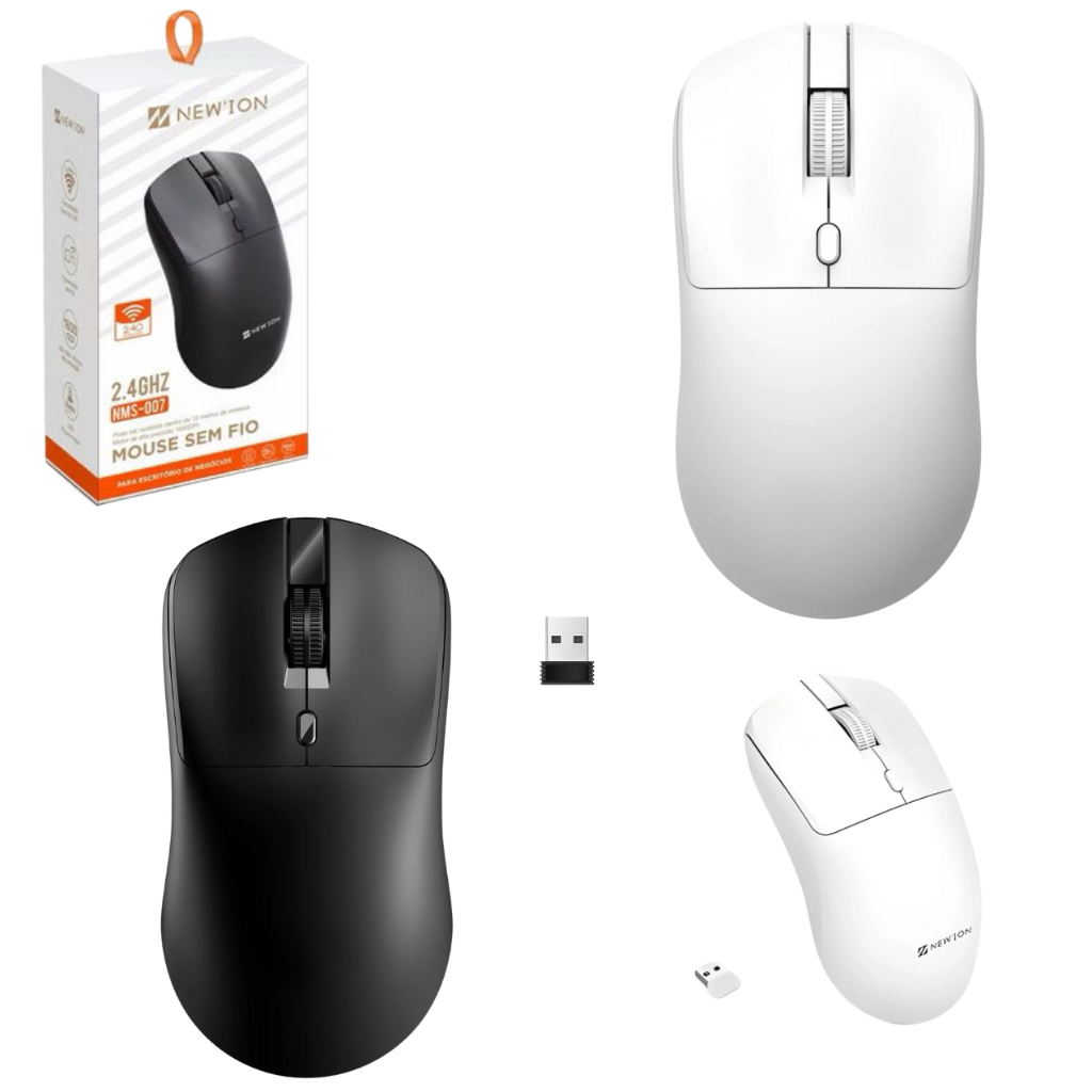 Mouse Sem Fio Gamer Portátil 2.4G 1600 DPI Wiresl