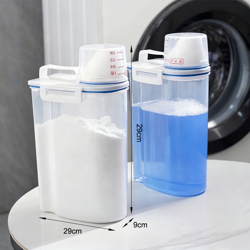 2PCS Dispenser Organizador Lavanderia 2,5L Ideal p