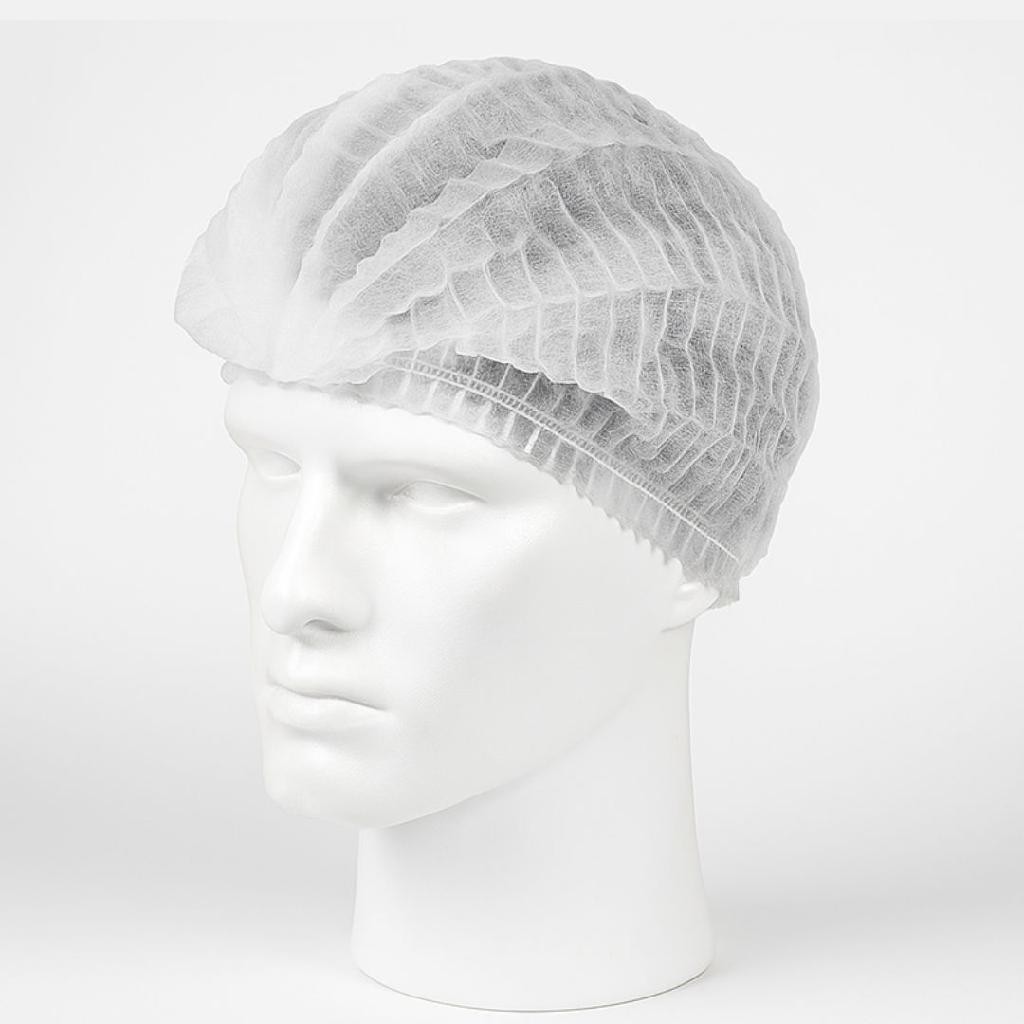 100 Unidades Touca Hospitalar Descartável em TNTS