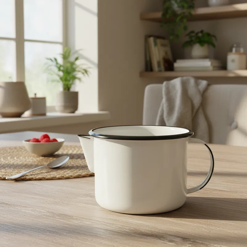 Caneca Leiteira Esmaltada Agata Indução N°12- 1