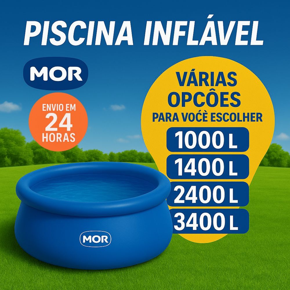 Piscinas Inflável Fun Redonda  com Kit Reparo 