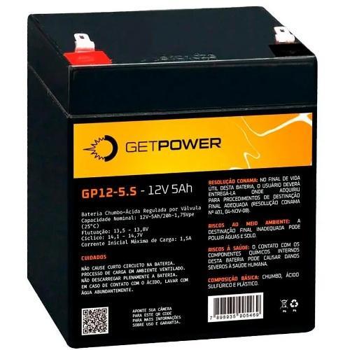 Baterias 5Ah / 12V – Nobreak, Sistema de Ala