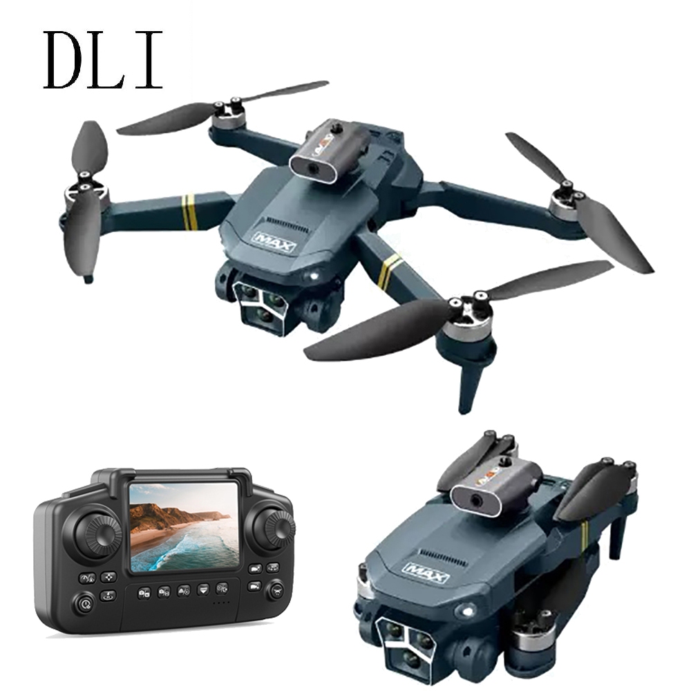 DLI Mini Drone Y3 Max com Tela Câmera Dupla Motor