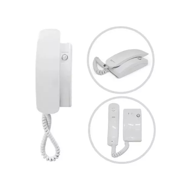 Fone Monofone Universal Interfone Líder LR2015 Br
