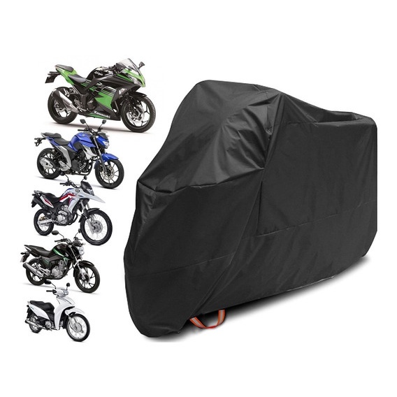 Capa Para Cobrir Moto 100% Couro Impermeável Prot