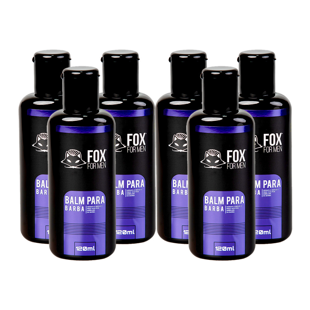 Balm 120ml – Fox For Men – 6 Unidades