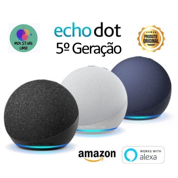 ALEXA ECHODOT 5. GERAÇÃO ORIGINAL AMAZON