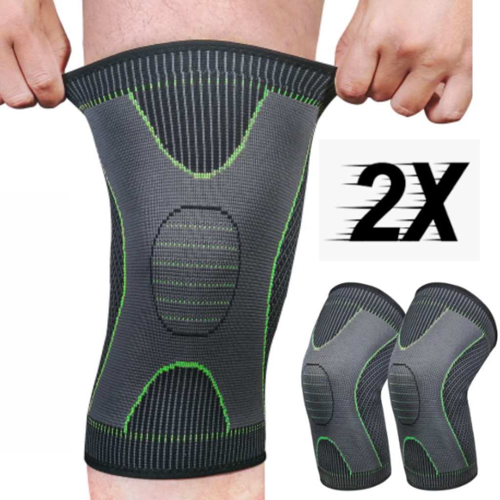 Kit Par Joelheira Compressão Ortopédica Tensor F