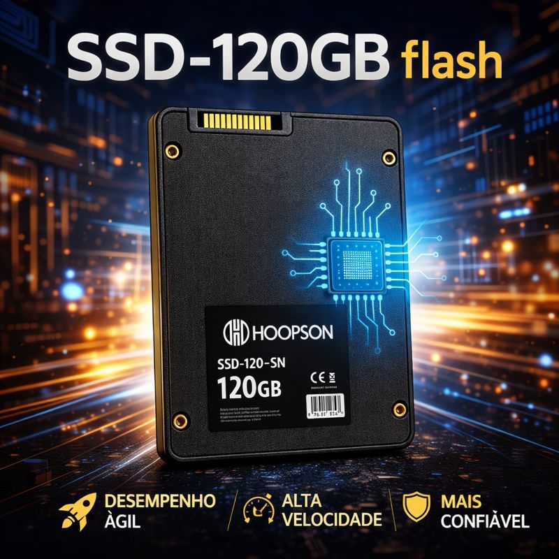 SSD 120GB Sata 3 Rápido Para PC e Notebook | Upgr