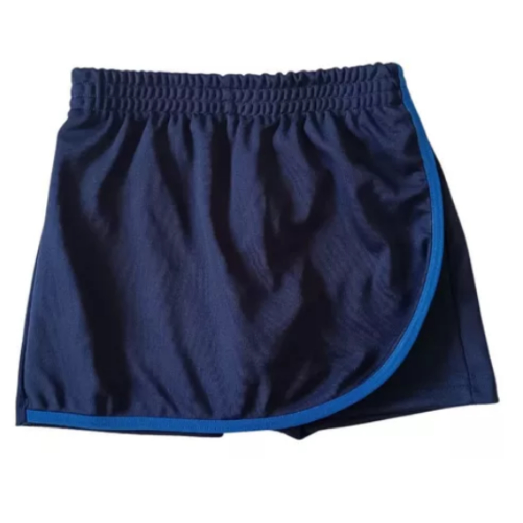 Shorts-saia Feminino Infantil/Juvenil  Azul Marinh