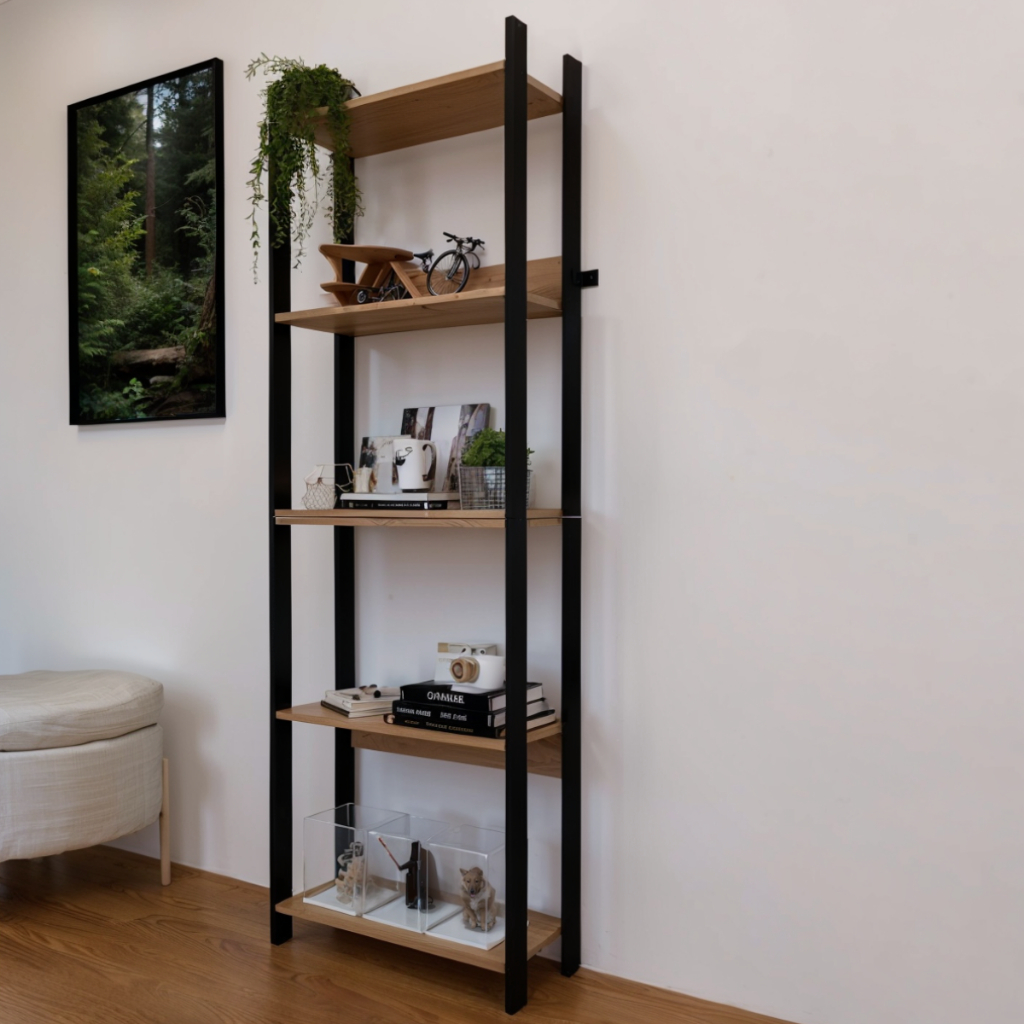 Estante Organizador Livreiro Estilo Industrial Mad