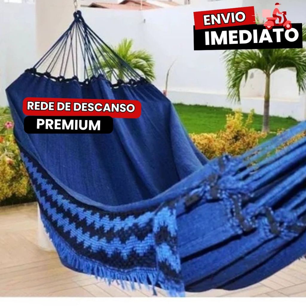 Rede Dormir Casal ou Solteiro Jeans Life Varias Co