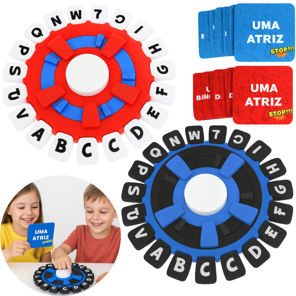 Jogo Stop Caça Palavras Brinquedo Responde Rápid