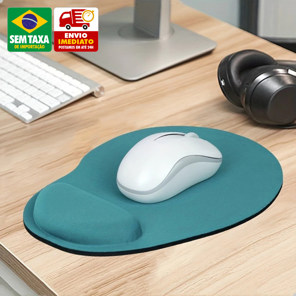 Mousepad Ergonômico Gamer com Apoio de Punho Conf