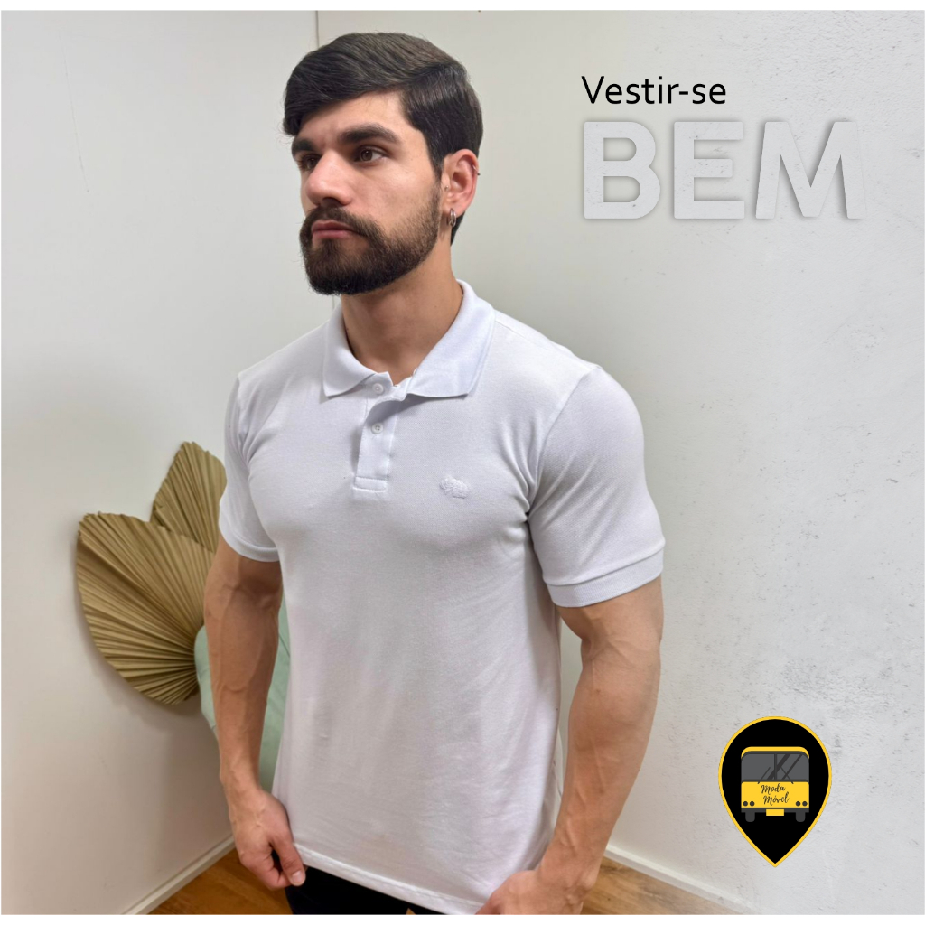 Camisa Polo Gajang Masculina Casual