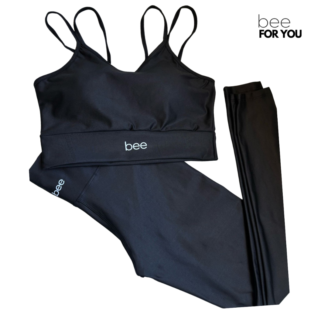 Conjunto Legging Calça Leg Top Cropped Com Bojo F