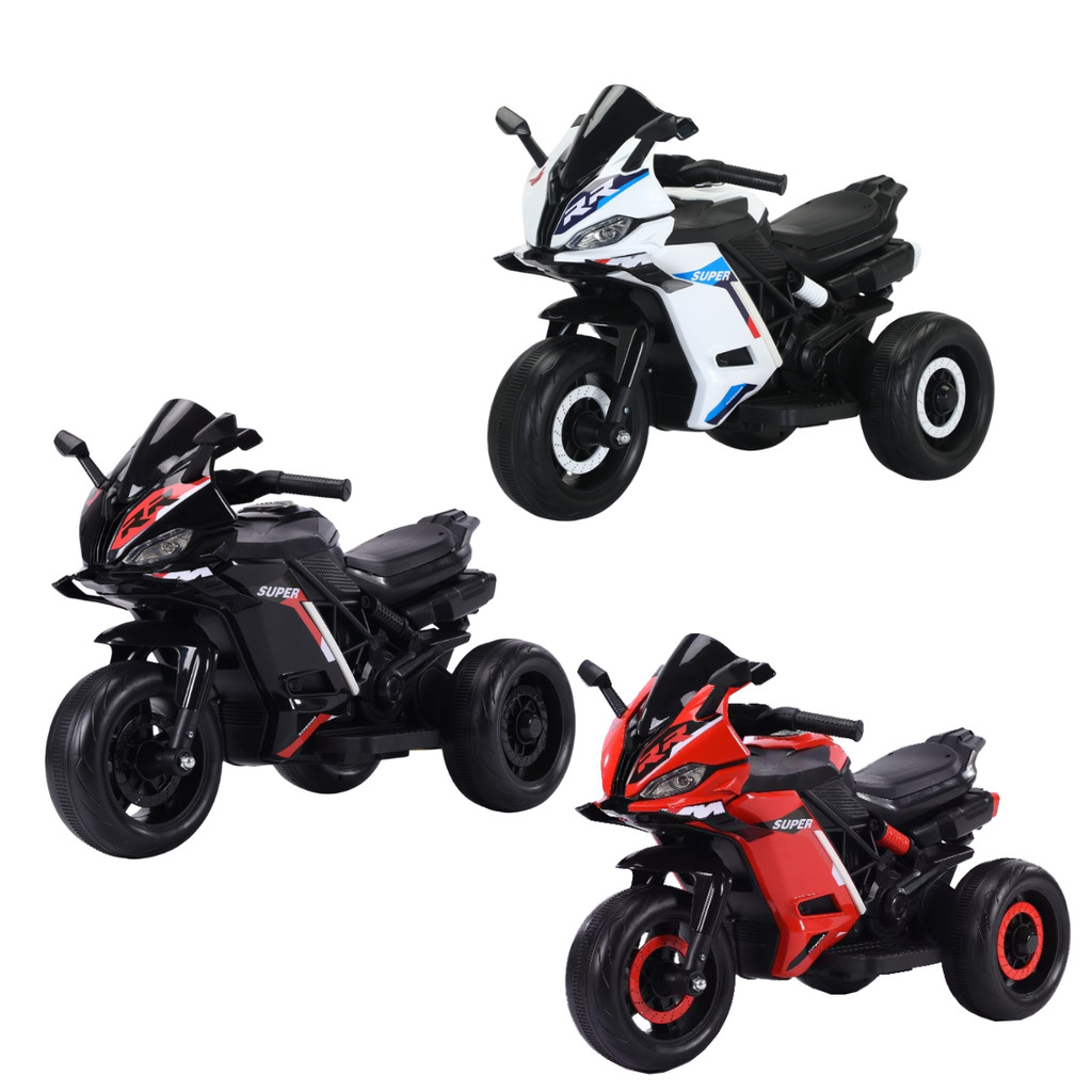 Moto Elétrica Infantil Mini 3 Rodas Frente/Ré Ma