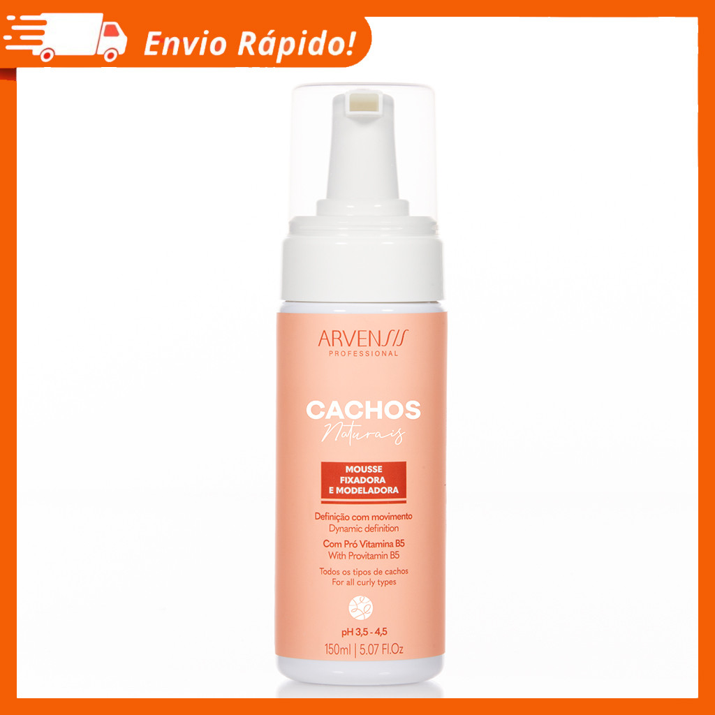 Mousse Fixadora e Modeladora 150ml – Arvensi